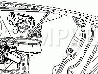 Door Components Diagram for 2007 Chevrolet Cobalt LTZ 2.2 L4 GAS