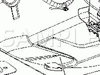 Rear Floor Pan Diagram for 2007 Chevrolet Cobalt SS 2.4 L4 GAS