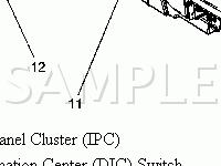 Instrument Panel Diagram for 2007 GMC Yukon Denali 6.2 V8 GAS