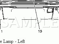 Rear Body Components Diagram for 2007 Chevrolet Avalanche LTZ 5.3 V8 GAS