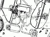 Door Components Diagram for 2007 Chevrolet HHR LT 2.2 L4 GAS