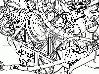 Engine Compartment Components Diagram for 2007 Chevrolet HHR LT 2.2 L4 GAS
