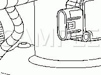 Engine Compartment Components Diagram for 2007 Chevrolet HHR LT 2.2 L4 GAS