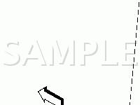 On The Right B Pillar Diagram for 2007 Chevrolet Impala LS 3.5 V6 GAS