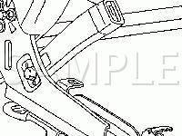 Left Front Seat Of The Vehicle Diagram for 2007 Chevrolet Impala LS 3.5 V6 GAS