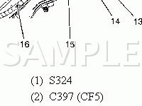 Rear Compartment Body Harness Diagram for 2007 Buick Lucerne CX 3.8 V6 GAS