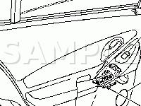 Door Diagram for 2007 Chevrolet Malibu LT 2.2 L4 GAS