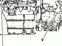 Engine Compartment Diagram for 2007 Chevrolet Malibu LT 2.2 L4 GAS