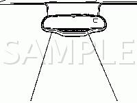 Front Headliner Components Diagram for 2007 Chevrolet Silverado 2500 HD LT 6.0 V8 GAS