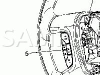Steering Wheel Components Diagram for 2007 GMC Sierra Denali  6.2 V8 GAS