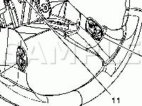 Steering Wheel Components Diagram for 2007 GMC Sierra 1500 Classic SL 4.8 V8 GAS