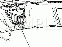 Rear of Vehicle Diagram for 2007 Saturn SKY RED Line 2.0 L4 GAS