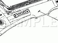 Roof Components Diagram for 2007 Cadillac STS  3.6 V6 GAS