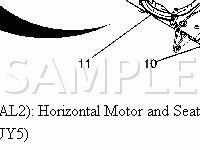 Seat Components Diagram for 2007 Cadillac STS V 4.4 V8 GAS