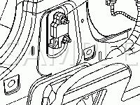 Inflatable Restraints Diagram for 2007 Cadillac STS  4.6 V8 GAS