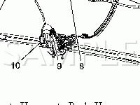 Liftgate Harness Components Diagram for 2007 Buick Terraza CX 3.9 V6 GAS