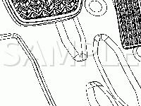 Driver's Footwell Diagram for 2008 GMC Envoy SLE 4.2 L6 GAS