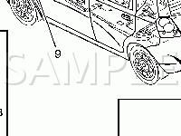 Exterior Lamps Diagram for 2008 Chevrolet AVEO5 LT 1.6 L4 GAS