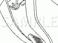 Pedal Cluster Diagram for 2008 Chevrolet Colorado WT 3.7 L5 GAS