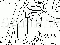 Accelerator Pedal Cluster Diagram for 2008 Cadillac CTS  3.6 V6 GAS
