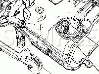 Underbody Components Diagram for 2008 Chevrolet Equinox LT 3.4 V6 GAS