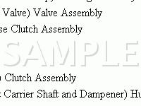 Transmission Components Diagram for 2008 Chevrolet Avalanche LS 5.3 V8 FLEX