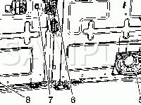 Cargo Door Diagram for 2008 Chevrolet Express 2500  6.0 V8 GAS