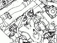 Engine Compartment Components Diagram for 2008 GMC Savana 2500  6.6 V8 DIESEL