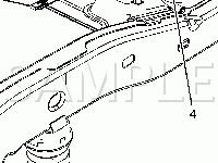 Rear of Vehicle Diagram for 2008 Hummer H3  3.7 L5 GAS