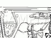 Door Diagram for 2008 Chevrolet Impala LS 3.5 V6 FLEX