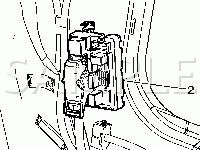 Passenger Compartment Components Diagram for 2008 Chevrolet Impala 50TH Anniversary Edition 3.5 V6 GAS