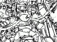 Engine Compartment Diagram for 2008 Chevrolet Malibu Classic LS 2.2 L4 GAS