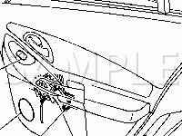 Door Diagram for 2008 Chevrolet Malibu Classic LS 3.5 V6 GAS
