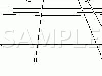 Rear of Vehicle Diagram for 2008 Chevrolet Malibu Classic LS 3.5 V6 GAS