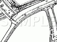 Roof Components Diagram for 2008 Chevrolet Silverado 1500 WT 5.3 V8 FLEX
