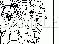 Engine Compartment Diagram for 2008 Saturn SKY  2.4 L4 GAS