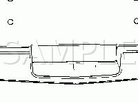 License Lamp Assembly Diagram for 2008 Cadillac SRX  4.6 V8 GAS