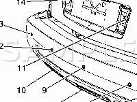 Rear End Lamps and Components Diagram for 2008 Cadillac STS  3.6 V6 GAS