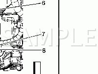 Engine Electrical Components Diagram for 2008 Chevrolet Uplander LS 3.9 V6 FLEX
