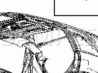 Headliner and Sunroof Components Diagram for 2008 Saturn VUE Green Line 2.4 L4 ELECTRIC/GAS