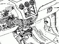 Instrument Panel Components Diagram for 2008 Saturn VUE XE 2.4 L4 GAS