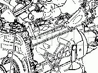 Engine and Transmission Components Diagram for 2008 Saturn VUE Green Line 2.4 L4 ELECTRIC/GAS