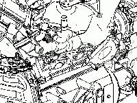 Engine and Transmission Components Diagram for 2008 Saturn VUE XE 2.4 L4 GAS