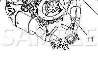 Engine Compartment Components Diagram for 2008 Cadillac XLR V 4.4 V8 GAS