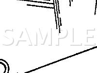 LH Rear Of I/P  Diagram for 1990 GMC Safari  2.5 L4 GAS