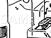 Inflator Switch Assembly  Diagram for 1990 Pontiac Bonneville LE 3.8 V6 GAS