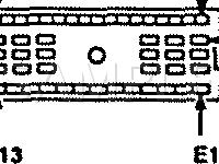 Brake Warning System Components Location Diagram for 1989 Buick Lesabre Custom 3.8 V6 GAS