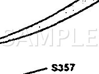 Remote Keyless Entry Components Location  Diagram for 1989 Oldsmobile 98 Regency Brougham 3.8 V6 GAS