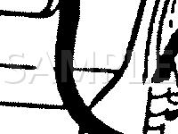 RH Shroud  Diagram for 1990 Chevrolet Celebrity  2.5 L4 GAS