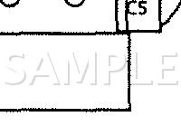 Engine & Underhood Components  Diagram for 1989 Oldsmobile Cutlass Ciera  2.8 V6 GAS